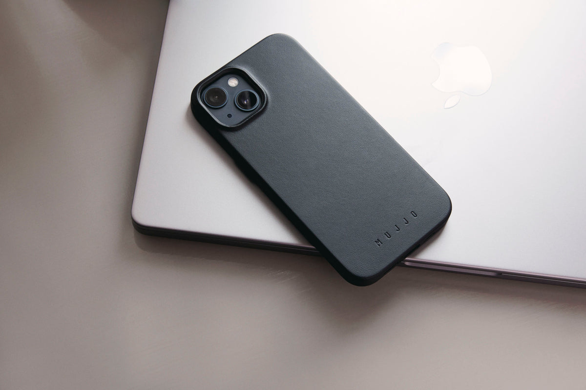Mujjo Leather Wallet Case para el iPhone X - SICOS Apple Premium Reseller